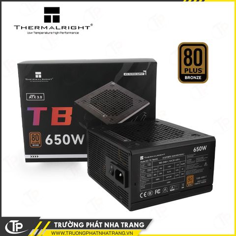 Nguồn máy tính Thermalright TB-650S 650W ATX 3.0 | 80 Plus brzone