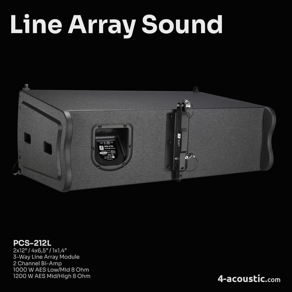 Loa line array 4 Acoustic PCS 212L
