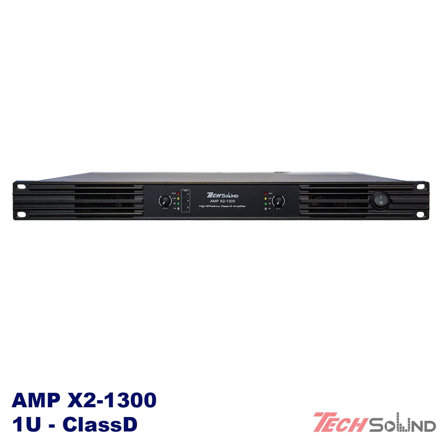 Cục đẩy 2 kênh 1U ClassD AMP X2-1300