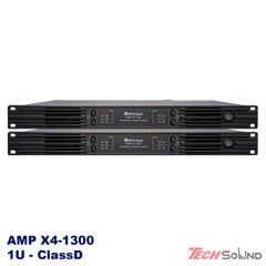 Cục đẩy 4 kênh 1U ClassD AMP X4-1300