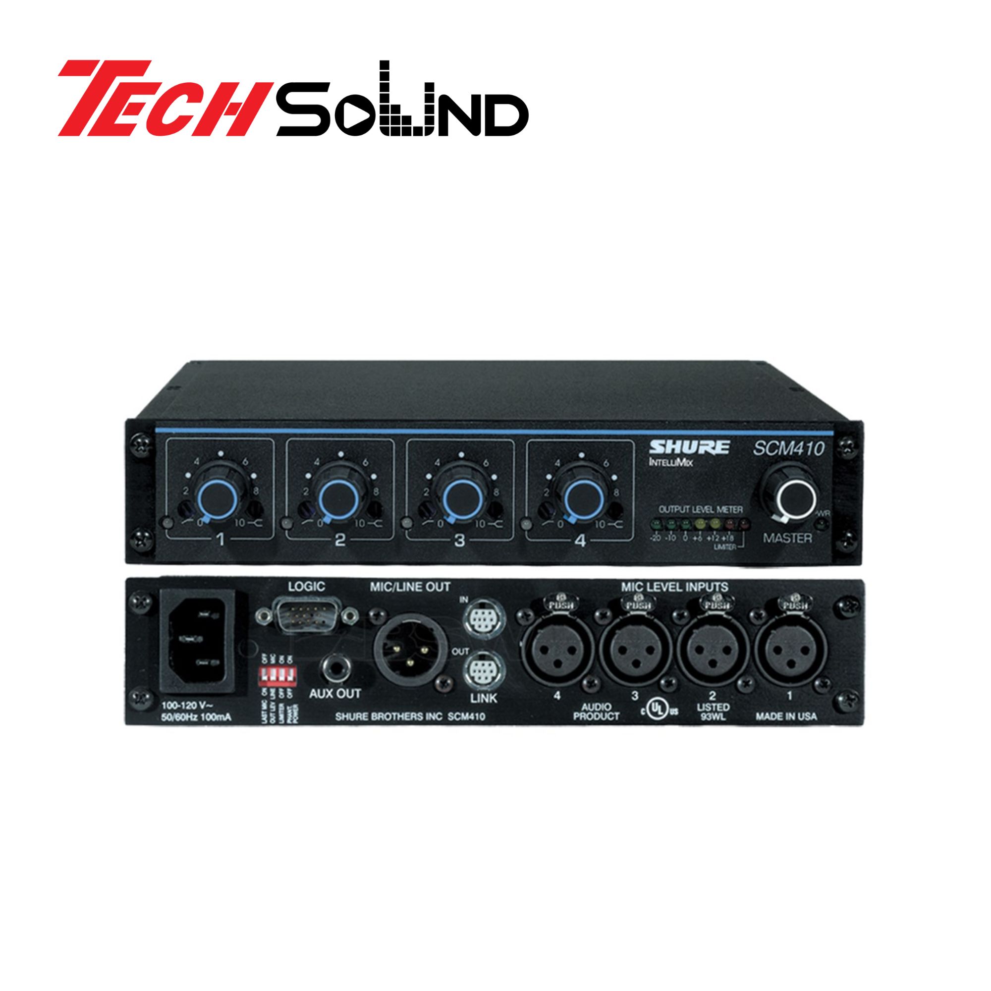 Ban tron microphone Shure SCM410