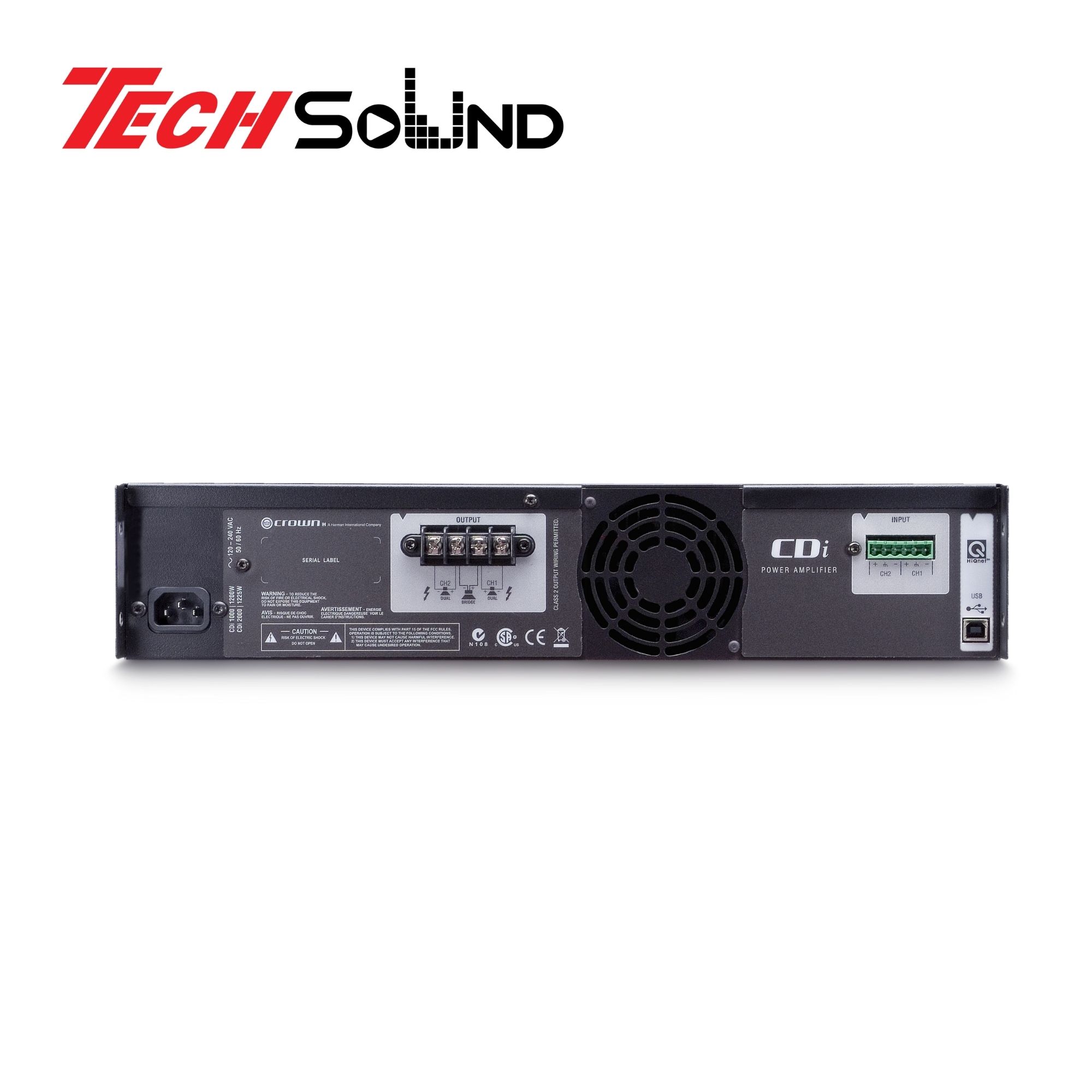 Cục đẩy công suất 2 kênh Crown CDi1000