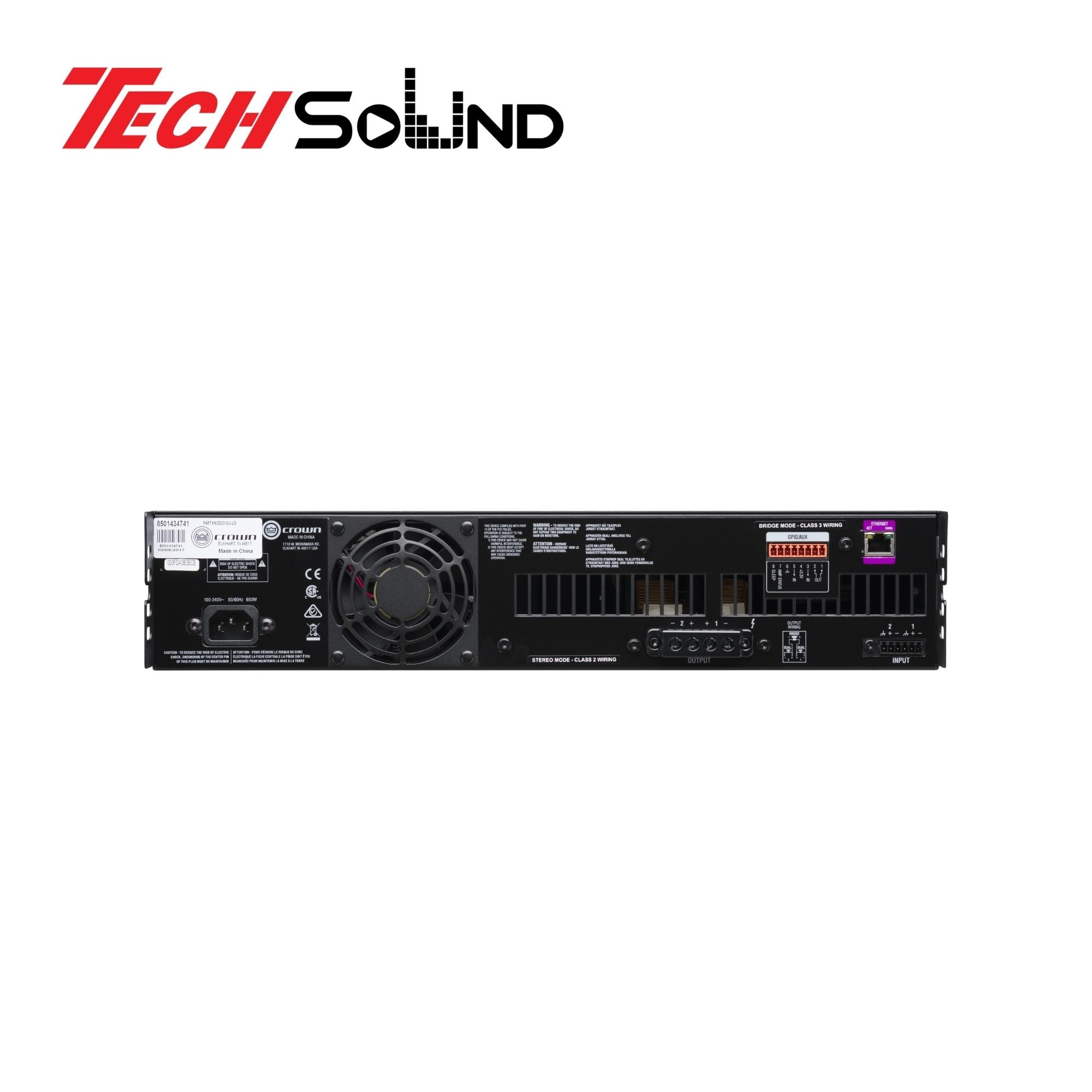 Cục đẩy công suất 2 kênh Crown CDi2|1200