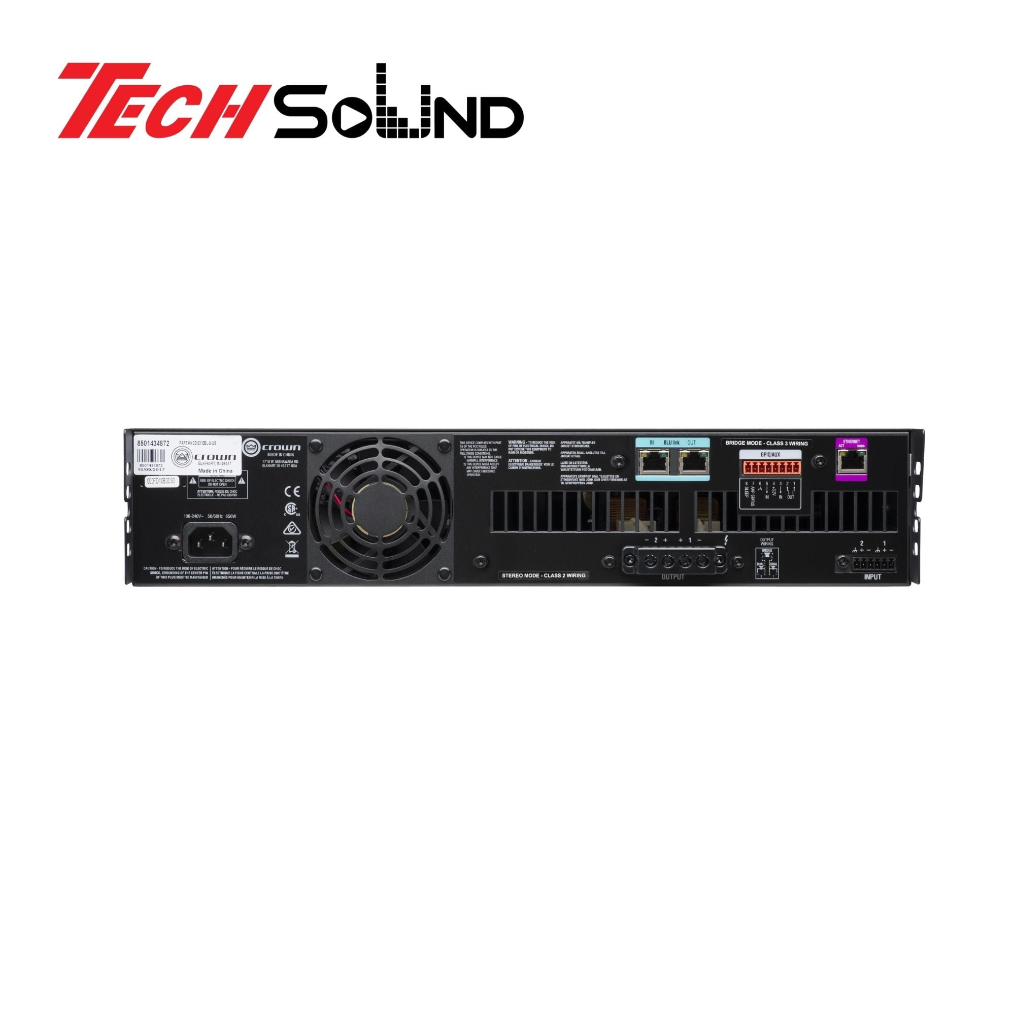 Cục đẩy công suất 2 kênh Crown CDi2|1200BL