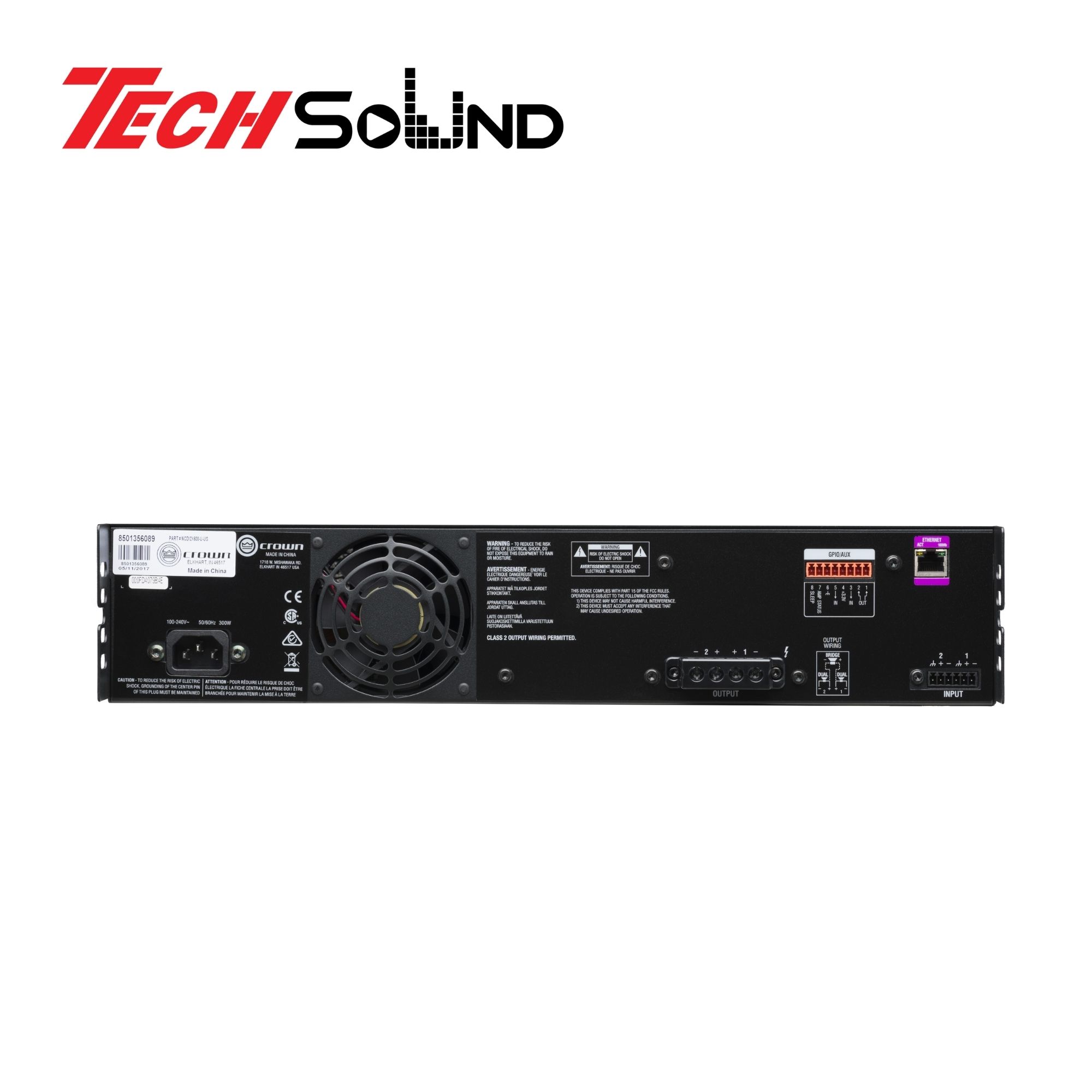 Cục đẩy công suất 2 kênh Crown CDi2|600