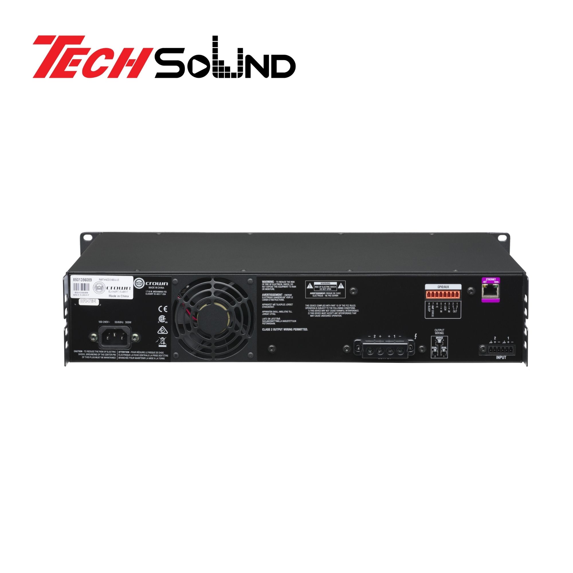 Cục đẩy công suất 2 kênh Crown CDi2|600