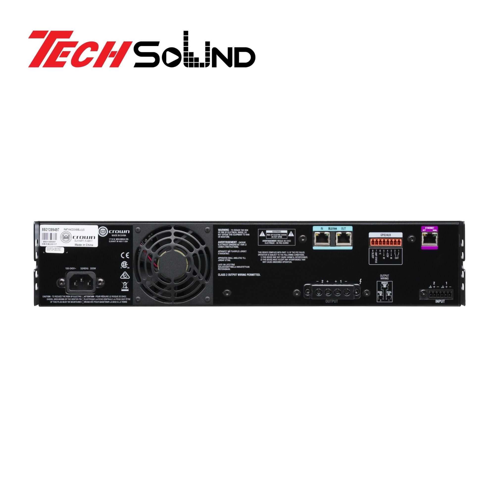 Cục đẩy công suất 2 kênh Crown CDi2|600BL