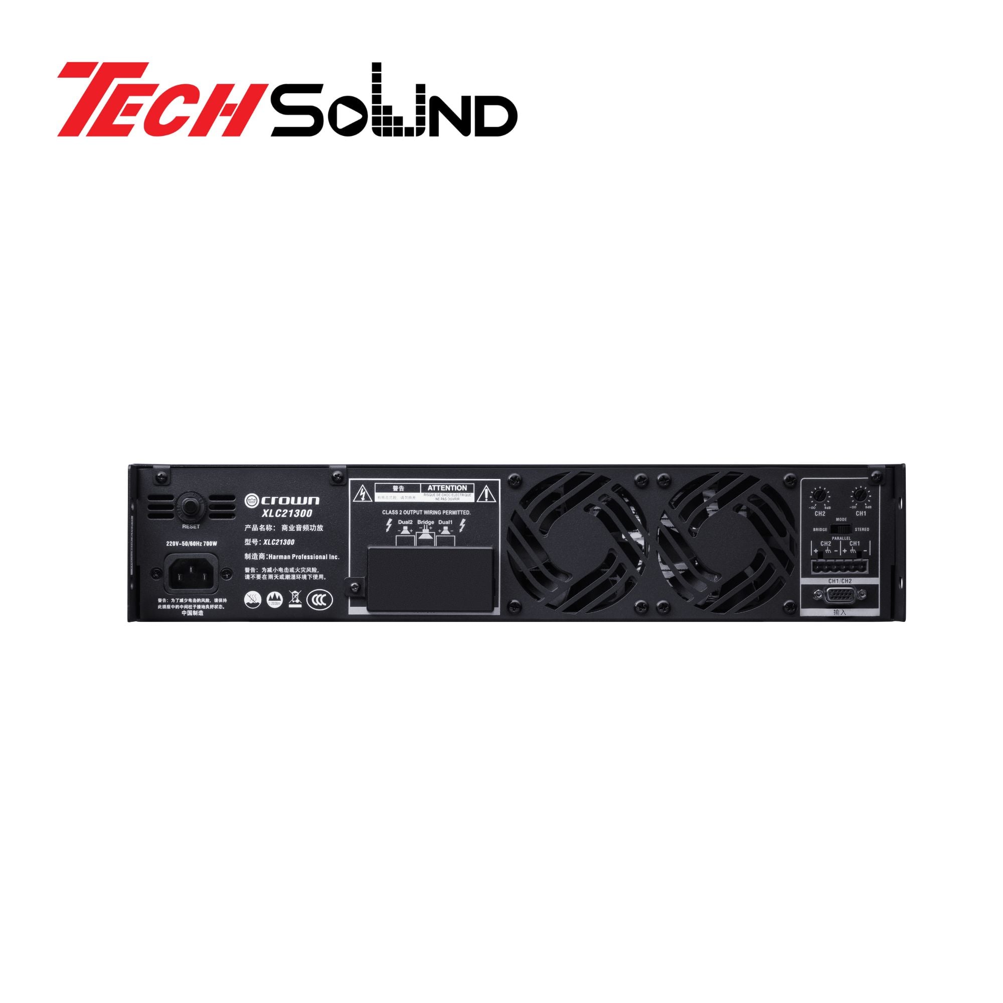 Cục đẩy công suất 2 kênh Crown XLC 21300