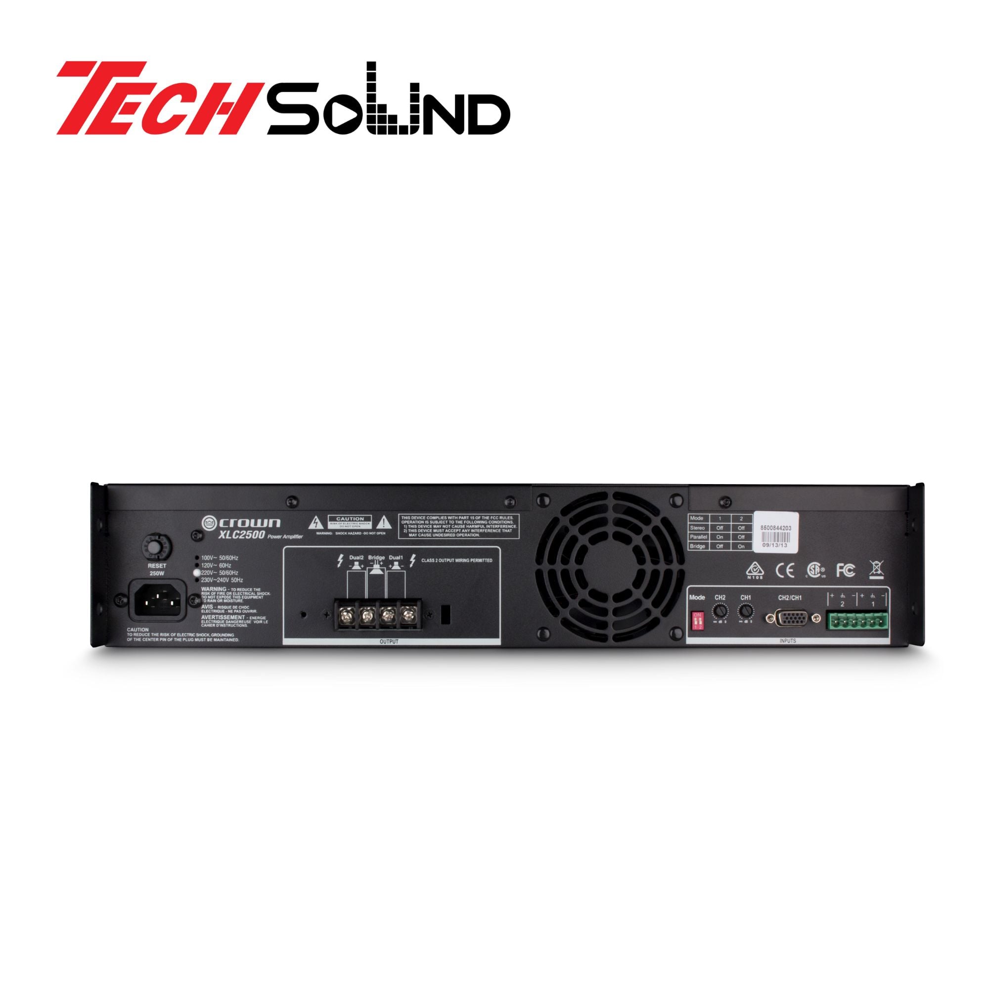 Cục đẩy công suất 2 kênh Crown XLC2500