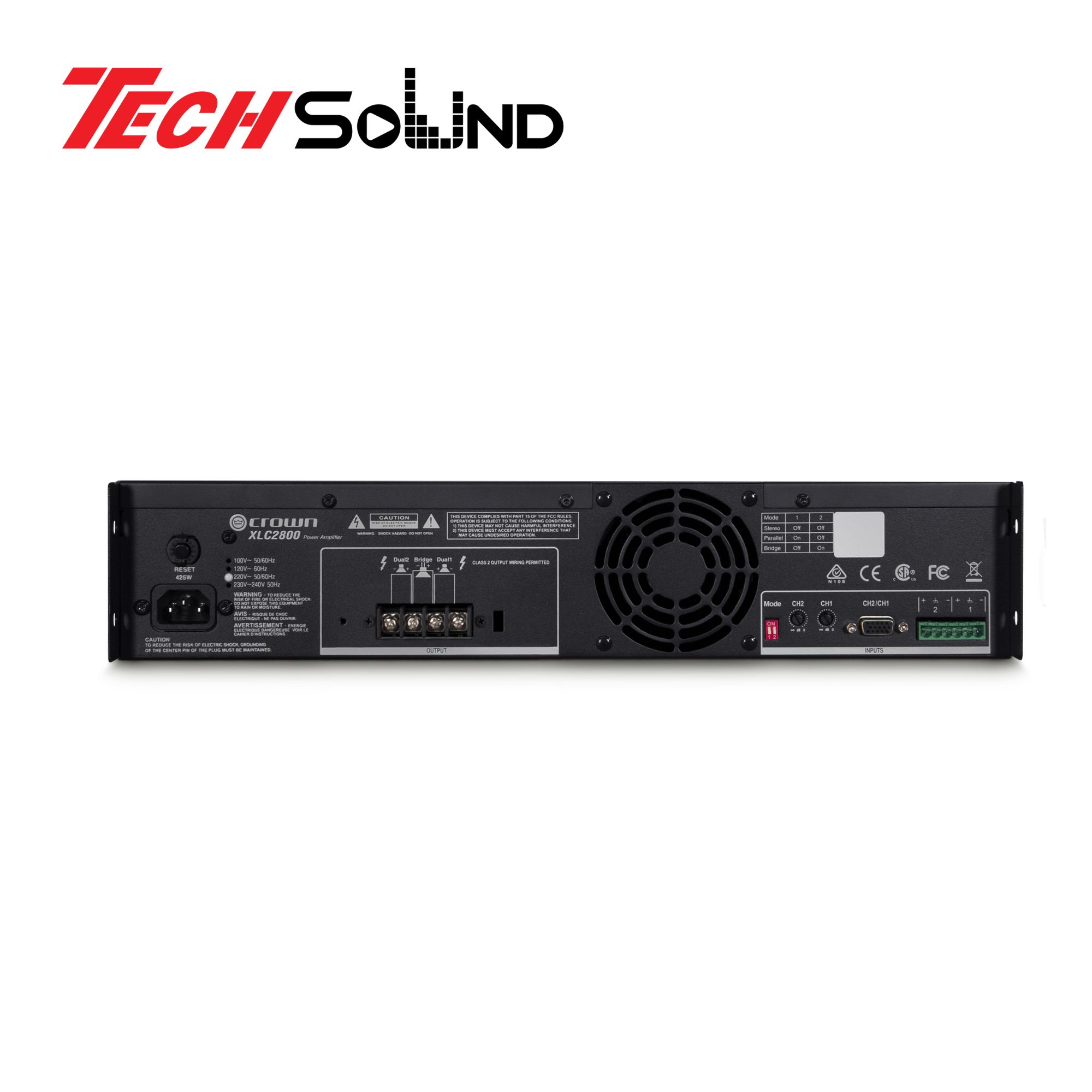 Cục đẩy công suất 2 kênh Crown XLC 2800