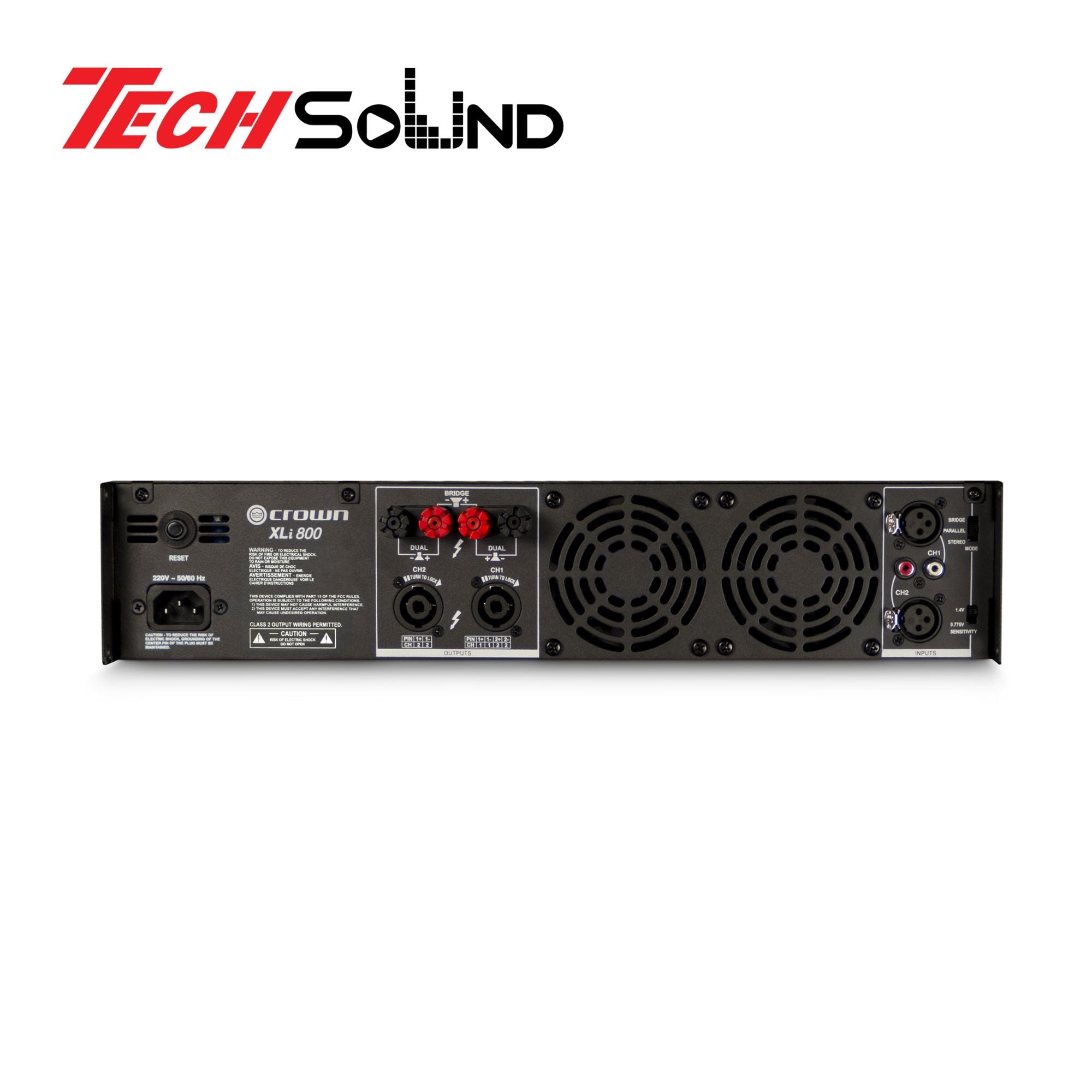 Cục đẩy công suất 2 kênh Crown XLi 800