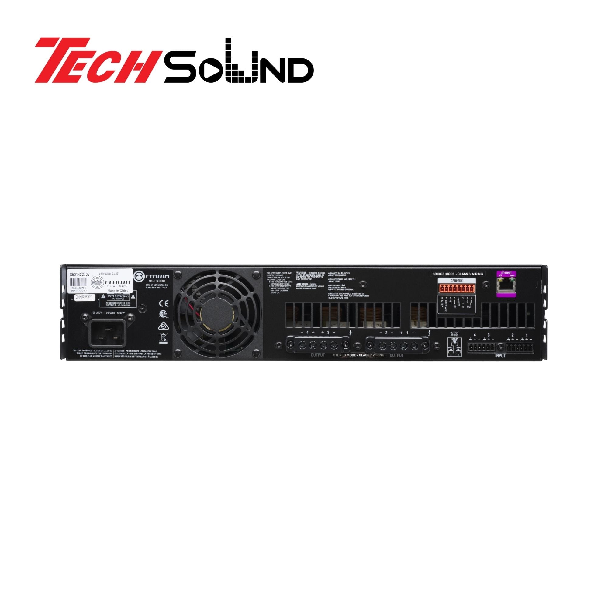 Cục đẩy công suất 4 kênh Crown CDi4|1200