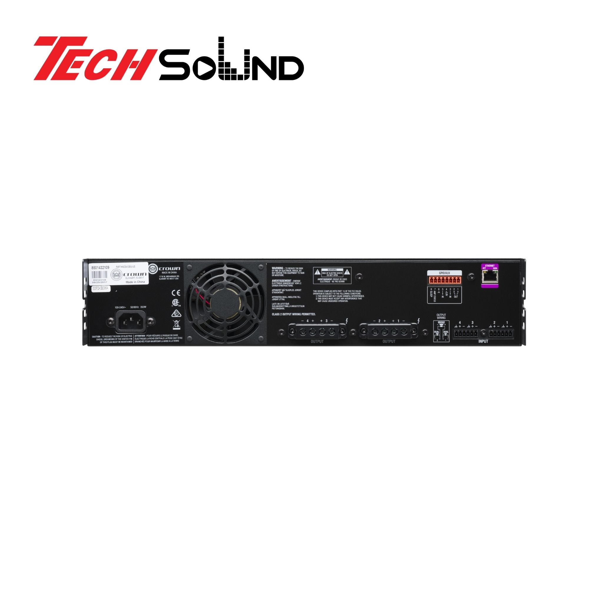 Cục đẩy công suất 4 kênh Crown CDi4|300