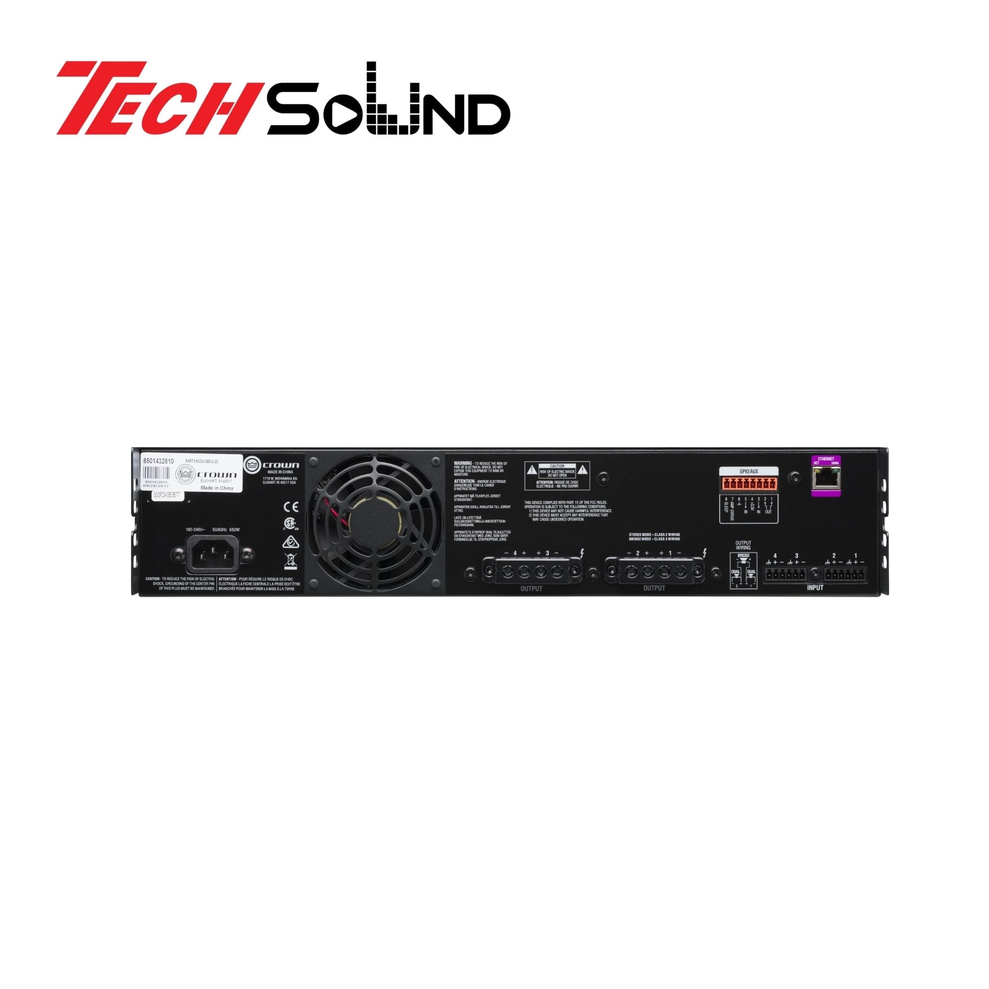 Cục đẩy công suất 4 kênh Crown CDi4|600