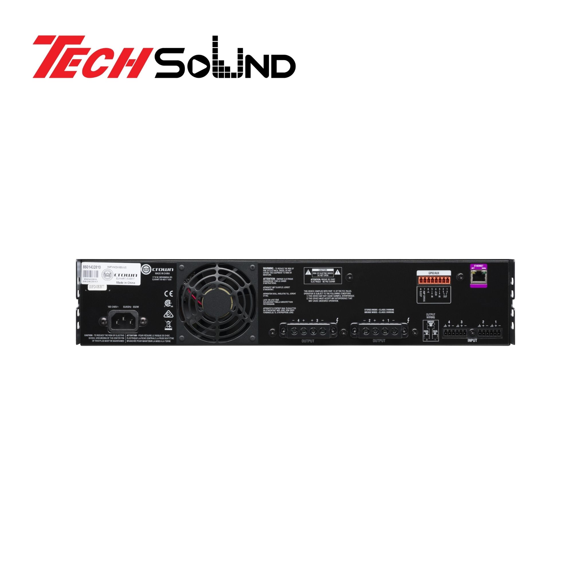 Cục đẩy công suất 4 kênh Crown CDi4|600