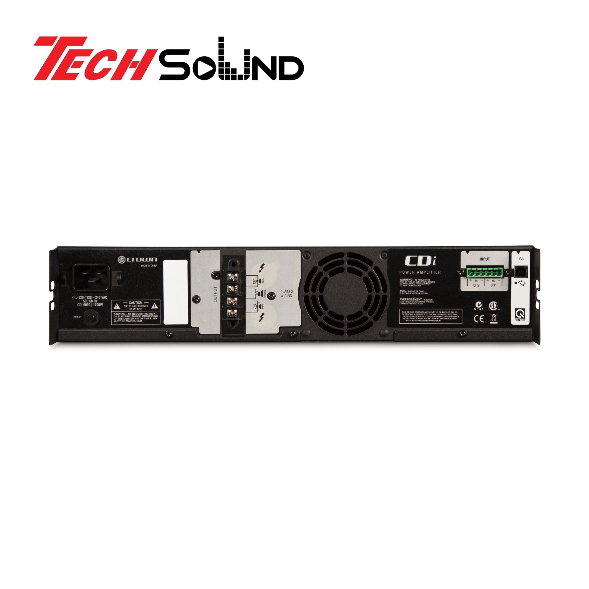 Cục đẩy công suất 2 kênh Crown CDi6000