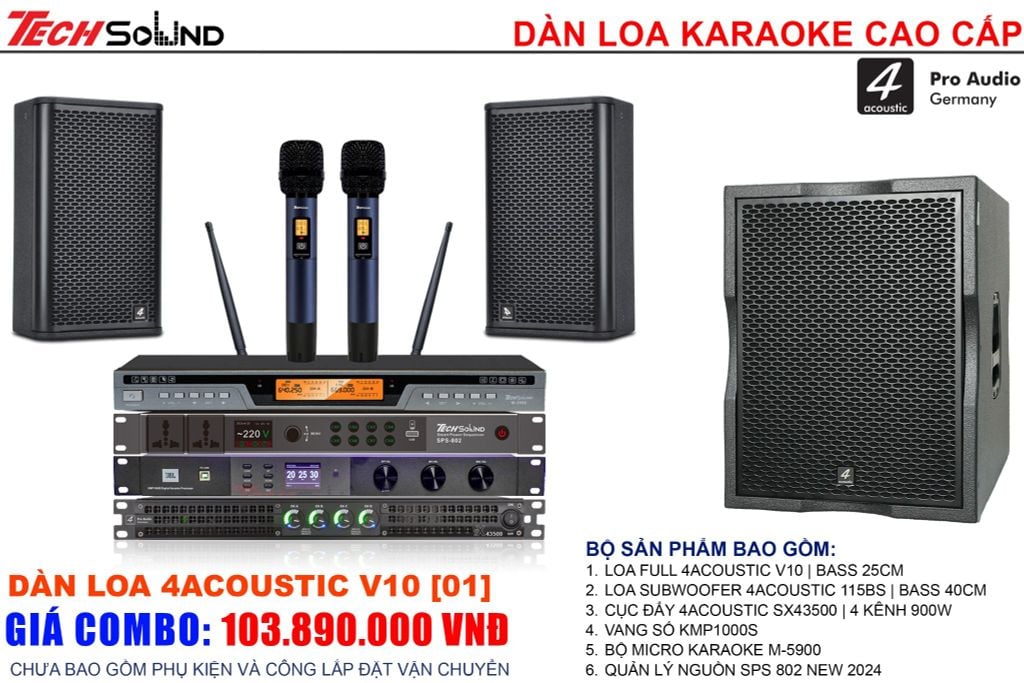 Dàn Loa 4Acoustic V10 [01]