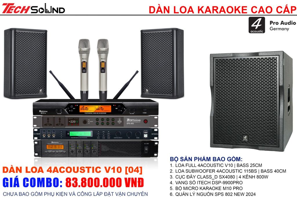 Dàn Loa 4Acoustic V10 [04]
