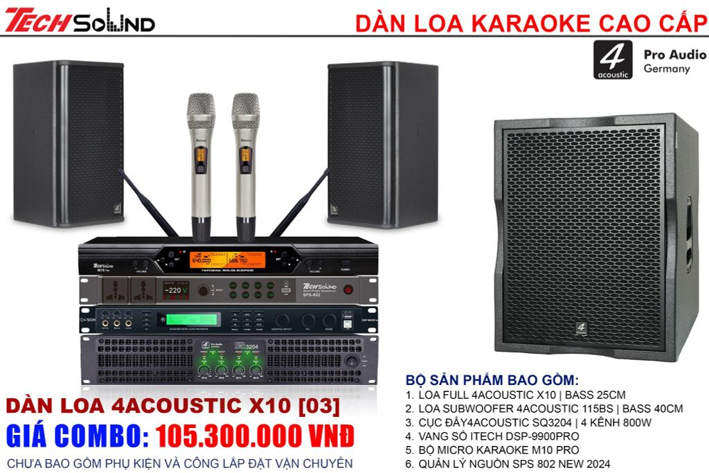 Dàn Loa 4Acoustic X10 [03]