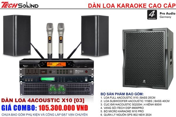 Dàn Loa 4Acoustic X10 [03]
