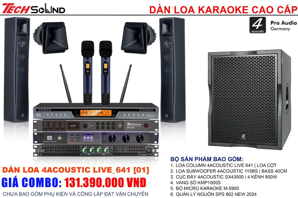 Dàn Loa Column 4Acoustic Live 641 [01]
