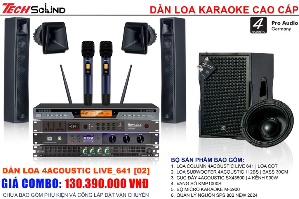 Dàn Loa Column 4Acoustic Live 641 [02]