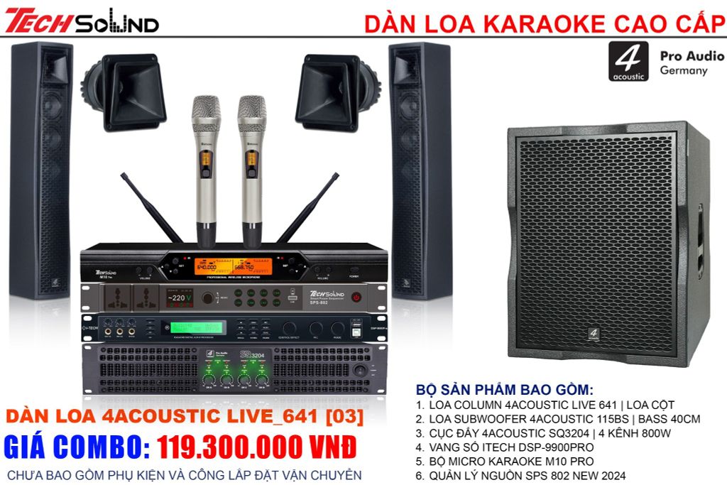 Dàn Loa Column 4Acoustic Live 641 [03]