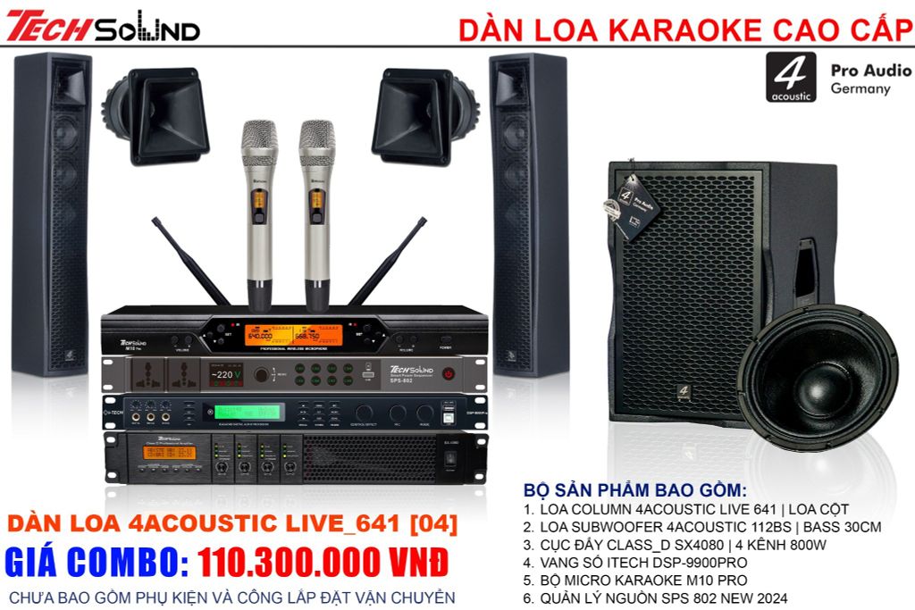 Dàn Loa Column 4Acoustic Live 641 [04]