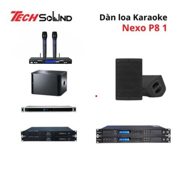 Dàn loa karaoke Nexo P8 [ Dàn mẫu 1 ]