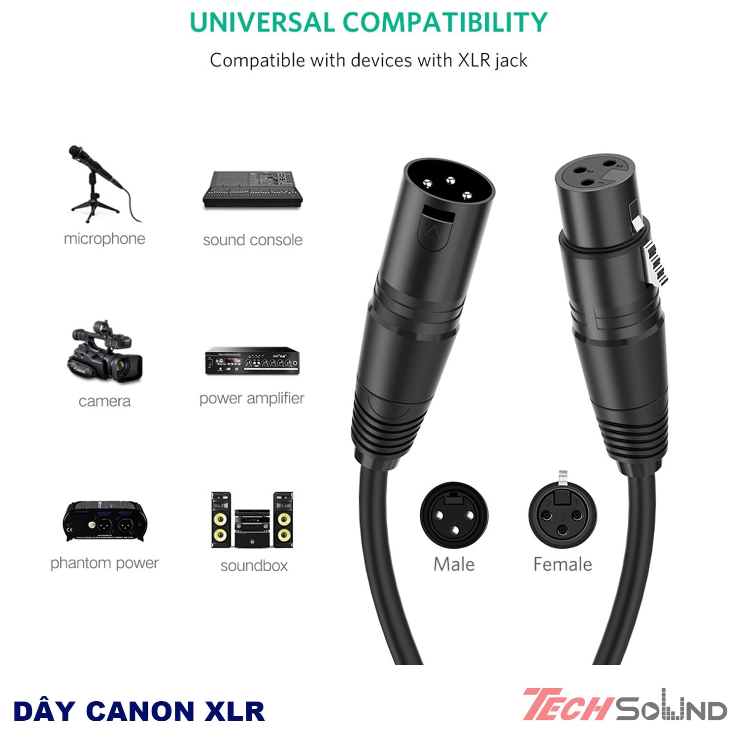 Dây tín hiệu Canon 1 mét