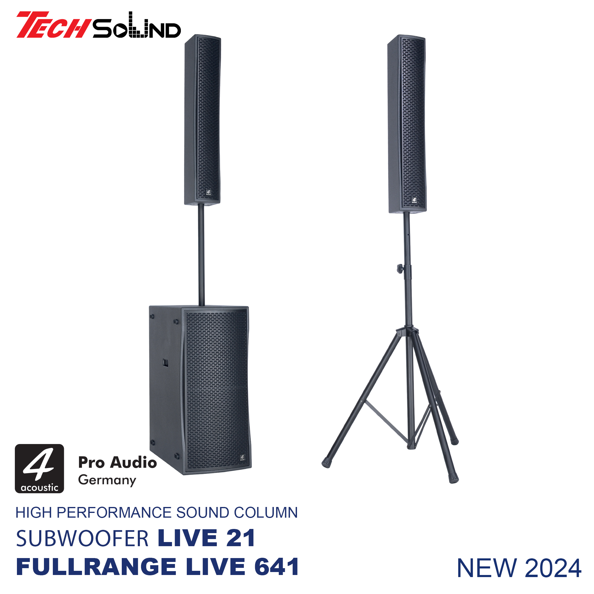 SET Loa Column 4Acoustic 21Live641 & 212BA