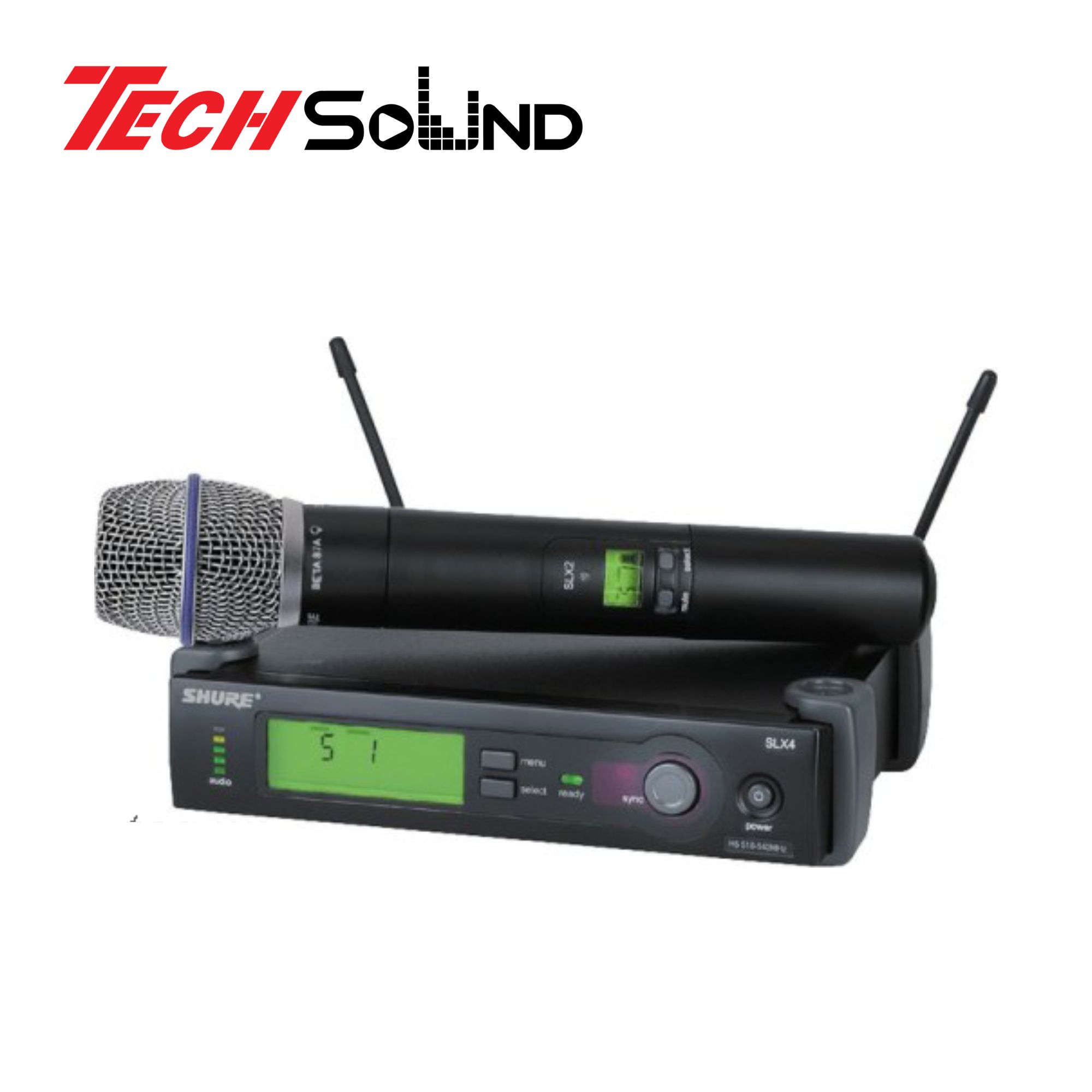 Micro Shure Beta 98H C Micro Shure SLX24 BETA87A UHF Handheld Wireless