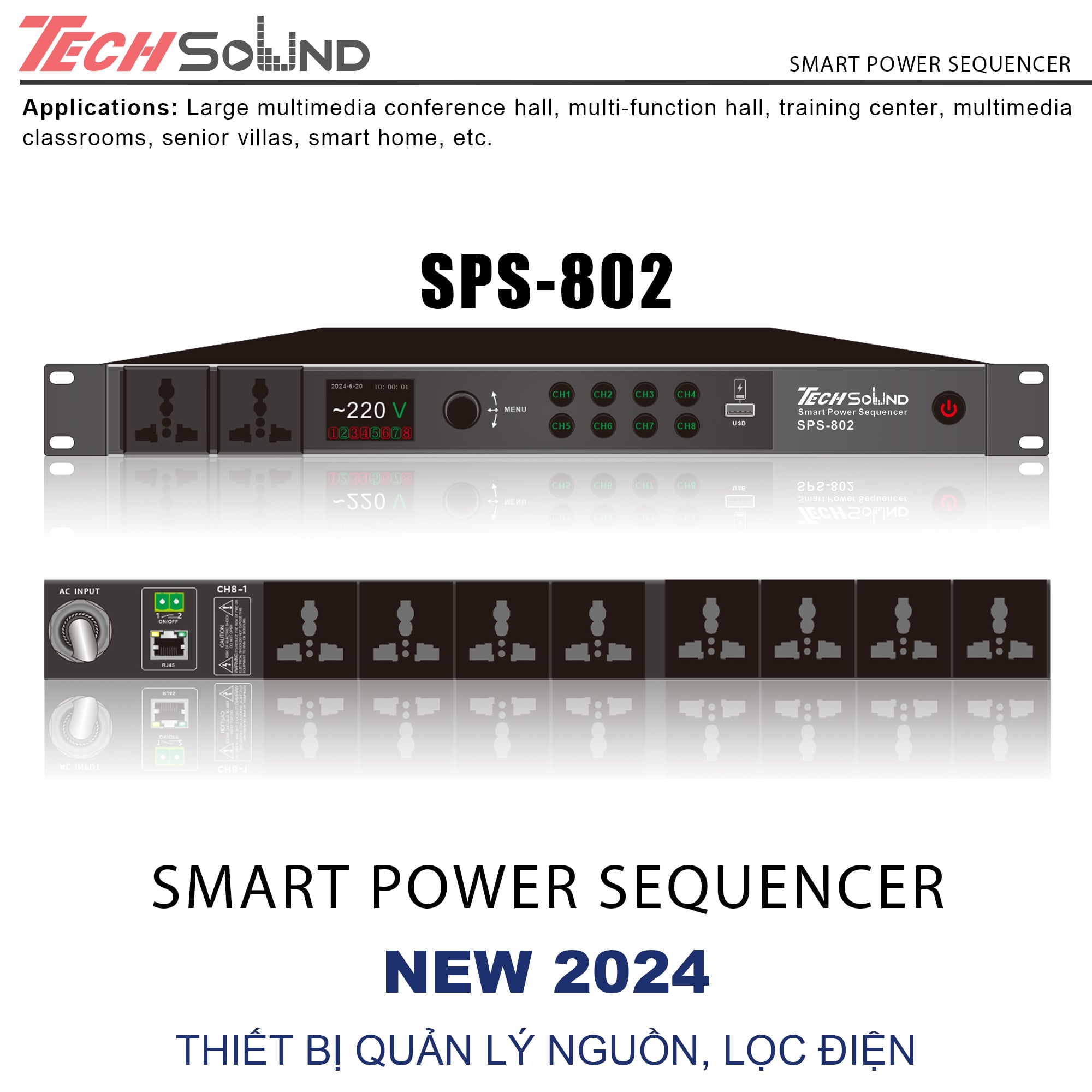 Quản lý nguồn điện Techsound SPS 802