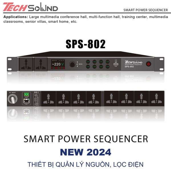 Quản lý nguồn điện Techsound SPS-802