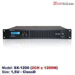 Cục đẩy 2 kênh ClassD Techsound SX1200 (New 2025)