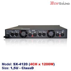 Cục đẩy 4 kênh ClassD Techsound SX4120 (New 2025)