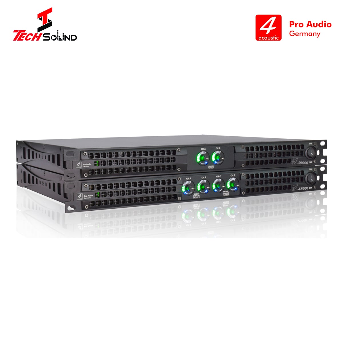 Công suất 1U 4Acoustic SX43500 (4 Kênh 900W)