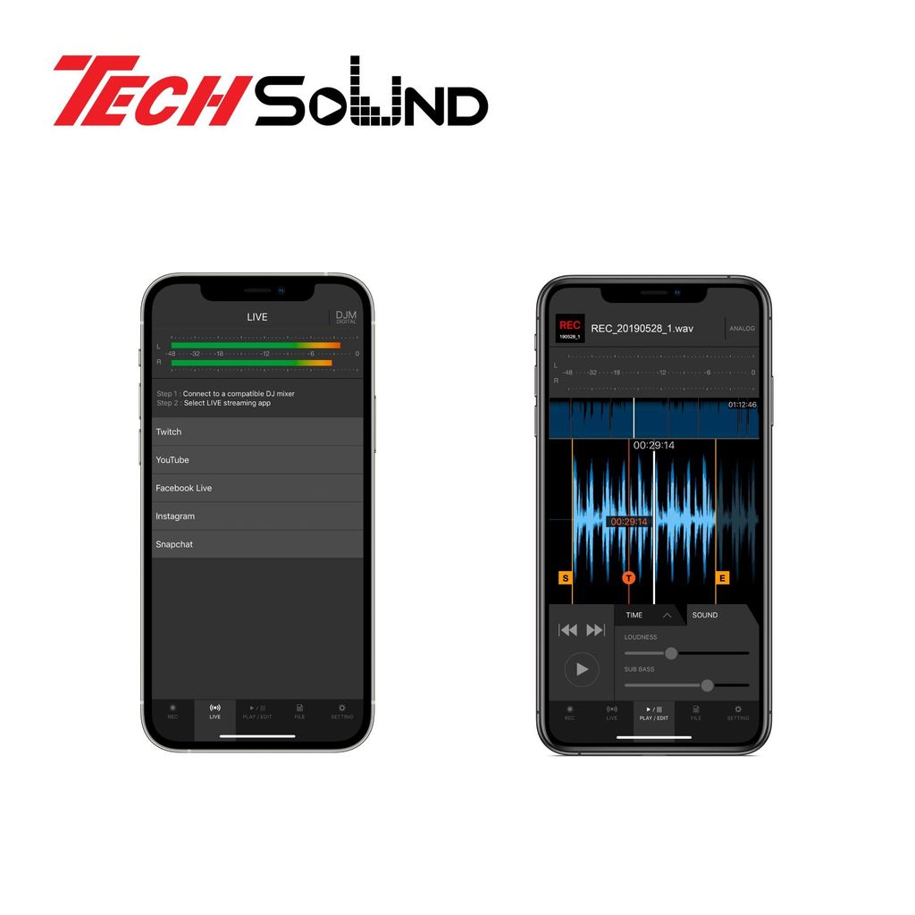 Ứng dụng ghi trộn âm thanh Pioneer DJM - REC