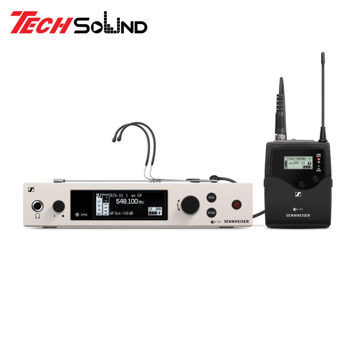 Hệ thống âm thanh SENNHEISER EW 300 G4-HEADMIC1-RC