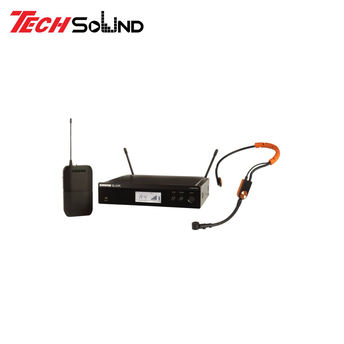 Bộ thu phát và micro cài đầu Shure BLX14RA/SM31