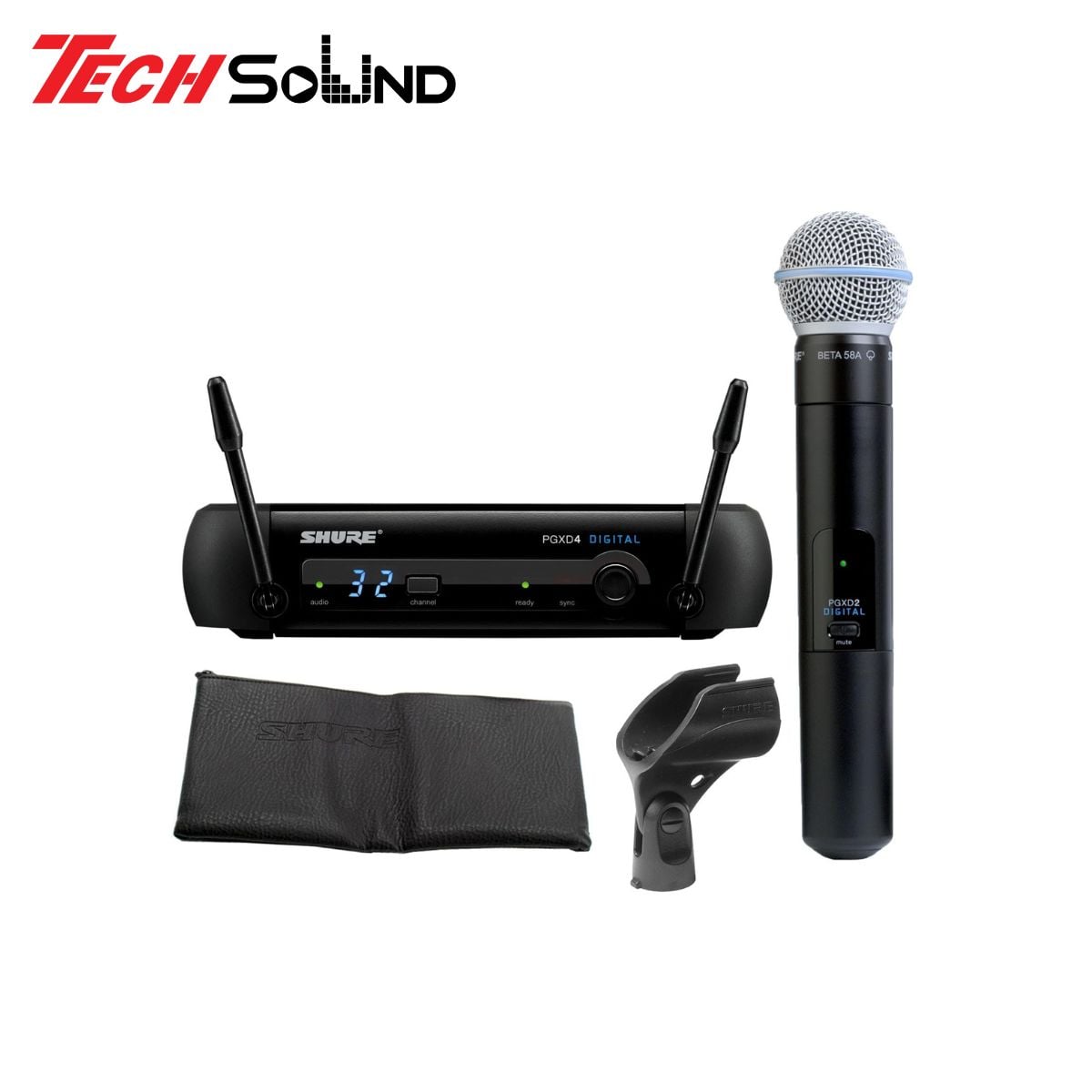 Bộ thu phát và micro không dây Shure PGXD24/BETA58A
