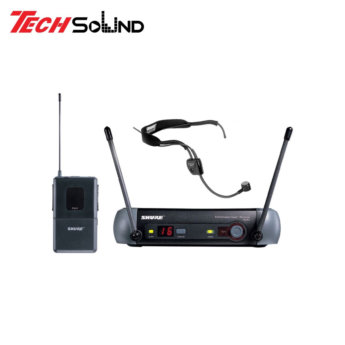 Bộ thu phát và micro cài đầu Shure PGX14E/WH20