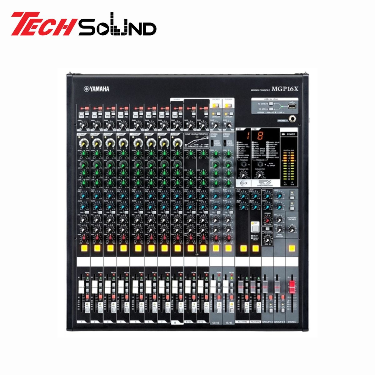 Mixer Yamaha 16 kênh Analog MGP 16X
