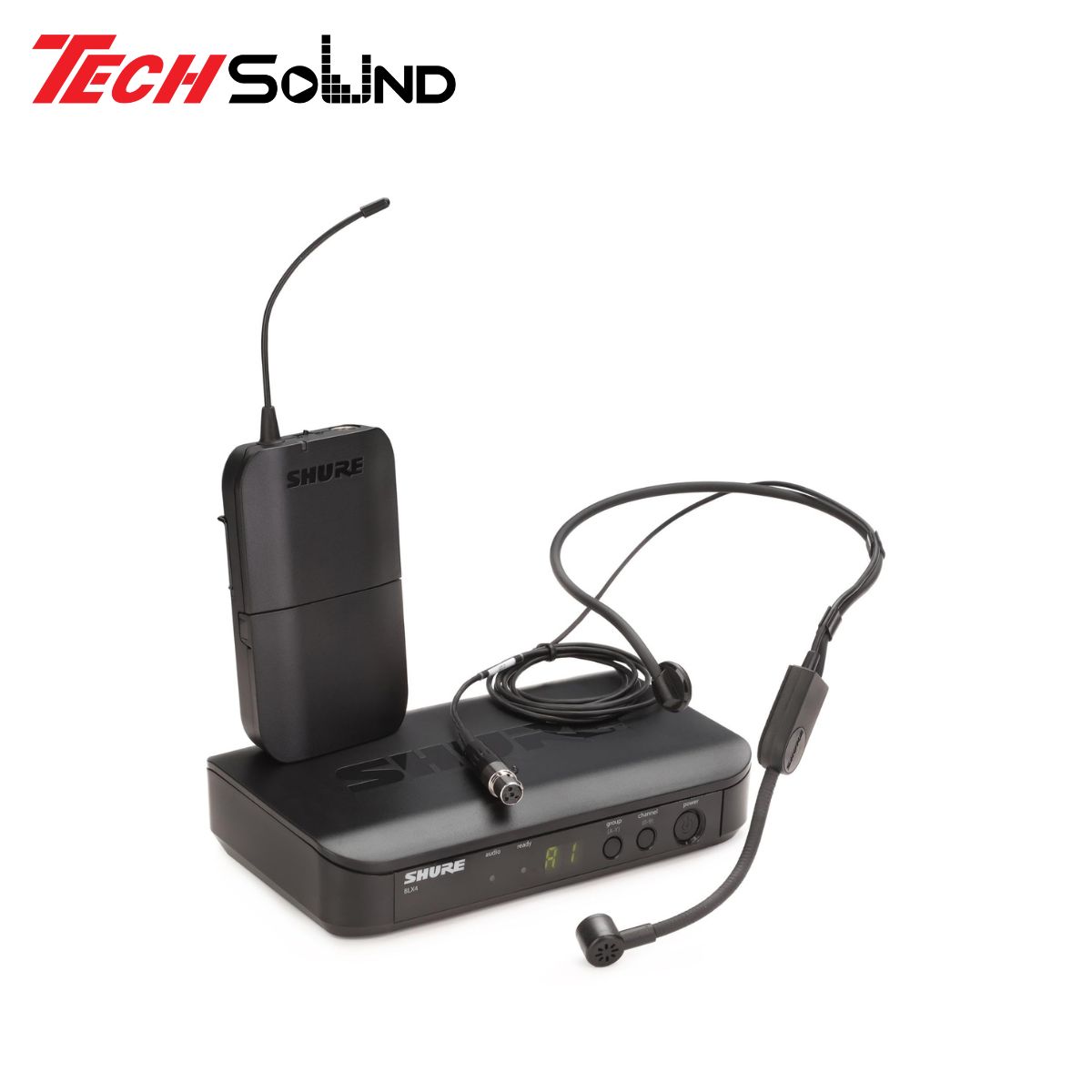 Bộ thu phát và micro cài đầu Shure BLX4/PGA31