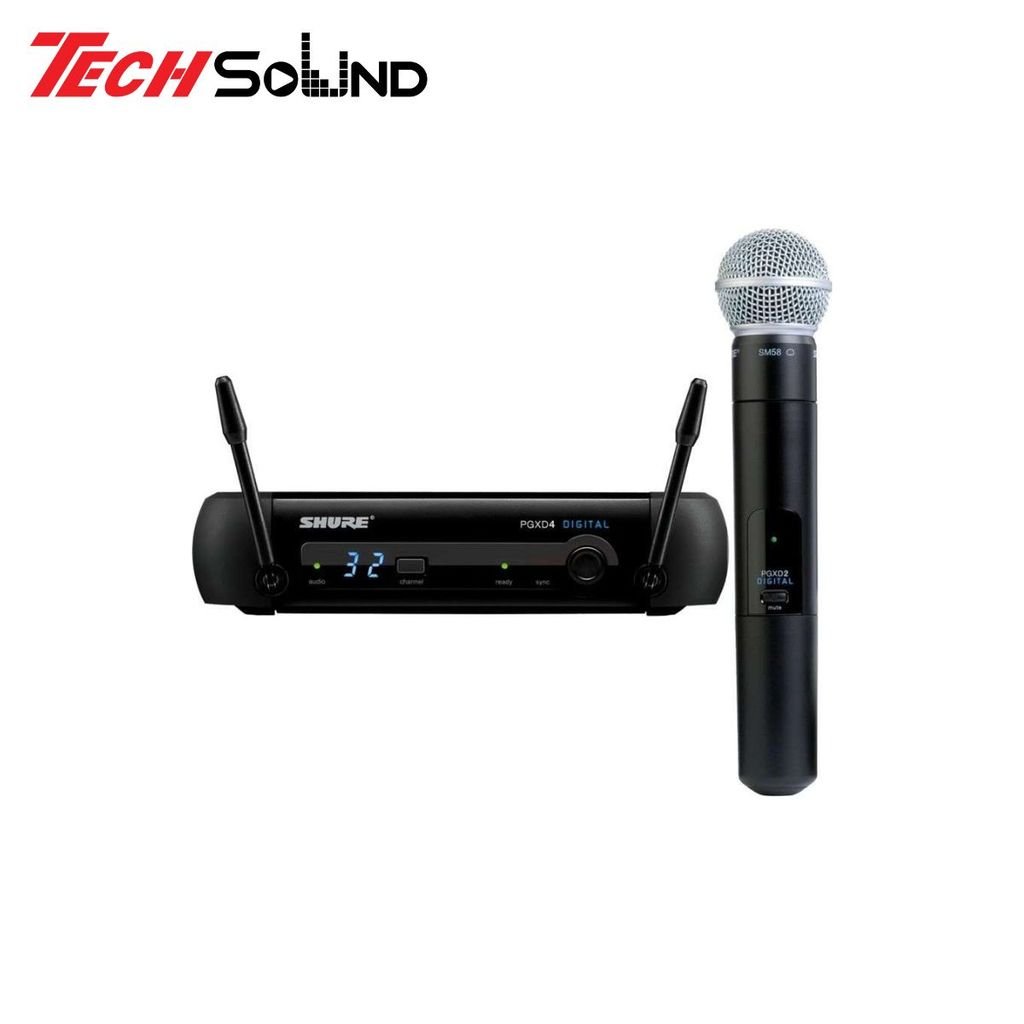 Bộ thu phát và micro không dây Shure PGXD24/SM58