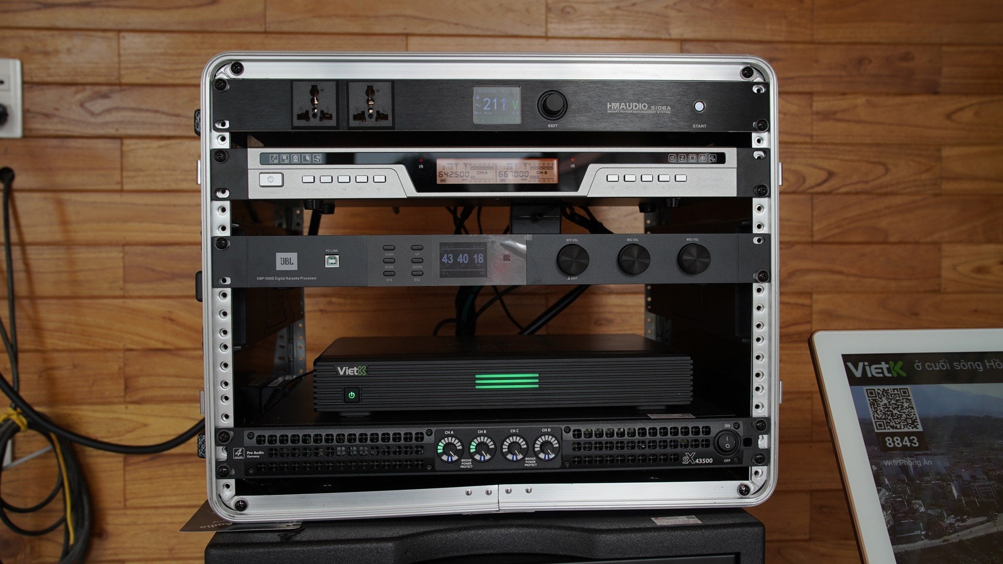 Công suất 1U 4Acoustic SX43500 (4 Kênh 900W)