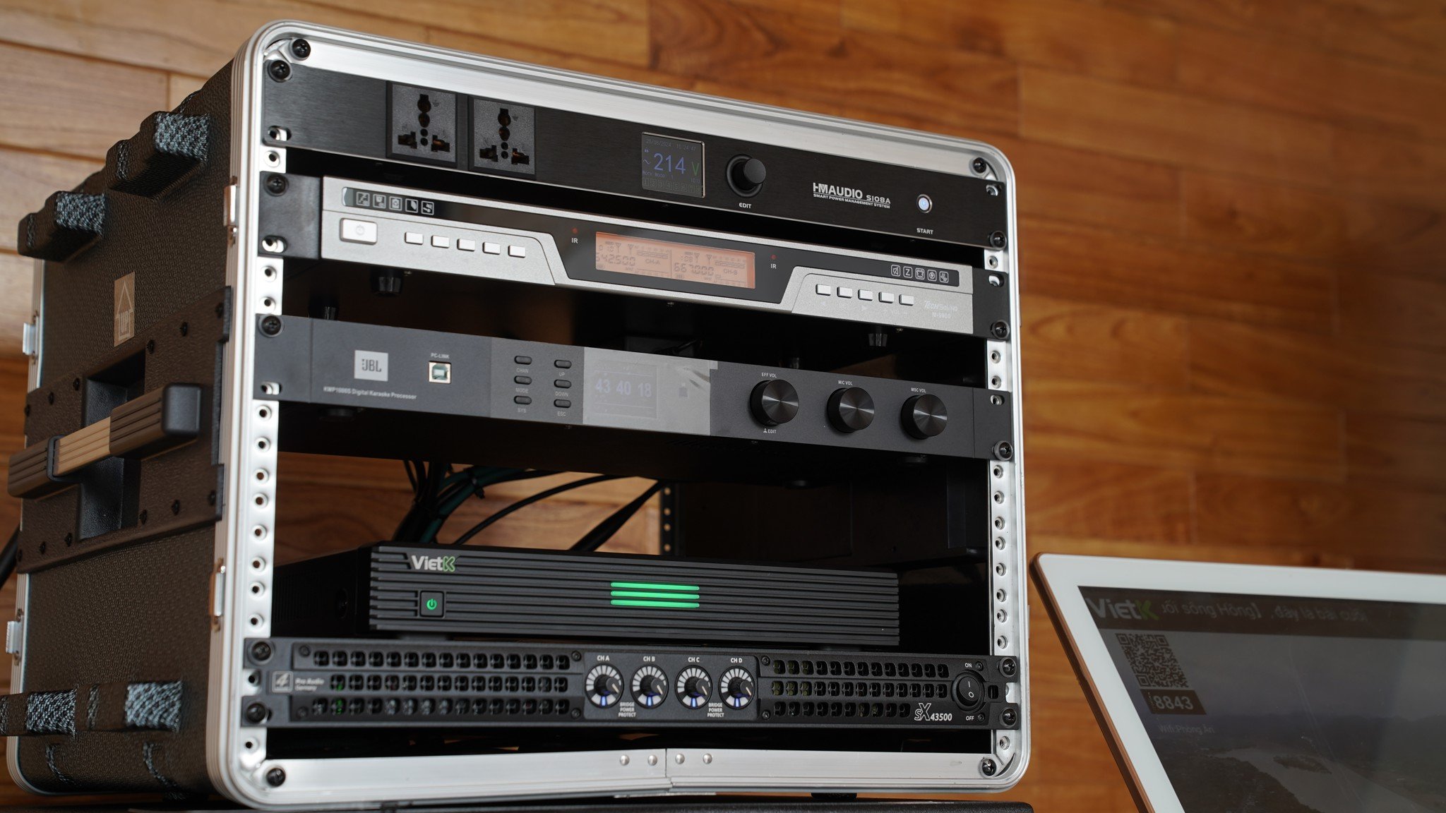 Công suất 1U 4Acoustic SX43500 (4 Kênh 900W)