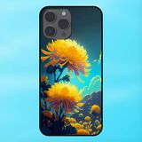  Ốp lưng điện thoại iPhone 13 Pro Max viền đen Hoa Cúc Hoa Đẹp 