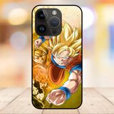  Ốp lưng điện thoại iPhone 14 Pro Max viền đen Goku Dragon Ball 