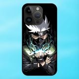  Ốp lưng điện thoại iPhone 14 Pro Max viền đen Hatake Kakashi Naruto 